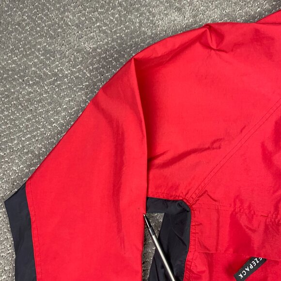 Honda Red Riders Club Anorak Windbreaker Jacket Men's Medium EZEM  System Hooded - Picture 11 of 16